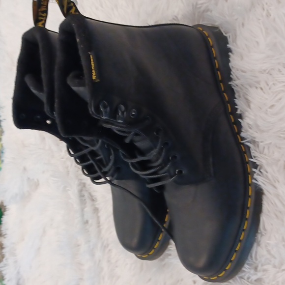 Black Dr. Martens 1460 Pascal Warmwair Leather Lace Up Boot NEW Men's SZ 12M - Picture 5 of 15
